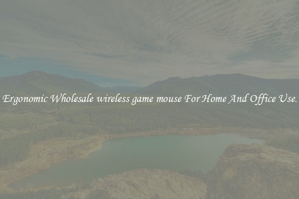 Ergonomic Wholesale wireless game mouse For Home And Office Use.