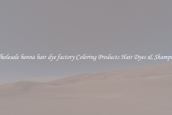 Wholesale henna hair dye factory Coloring Products Hair Dyes & Shampoos