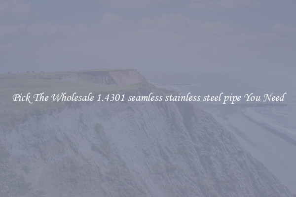 Pick The Wholesale 1.4301 seamless stainless steel pipe You Need